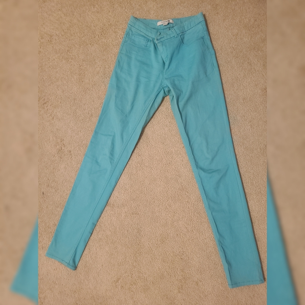 Turquoise pants